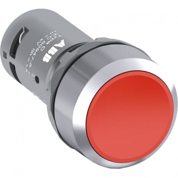 Кнопка ABB CP1-30R-01 без фиксации, 1H3 красная 1SFA619100R3041