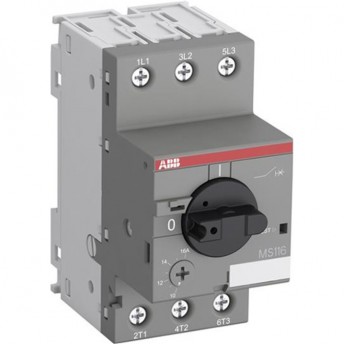 Выключатель автоматический для защиты двигателя ABB 1А 50кА MS116-1.0
