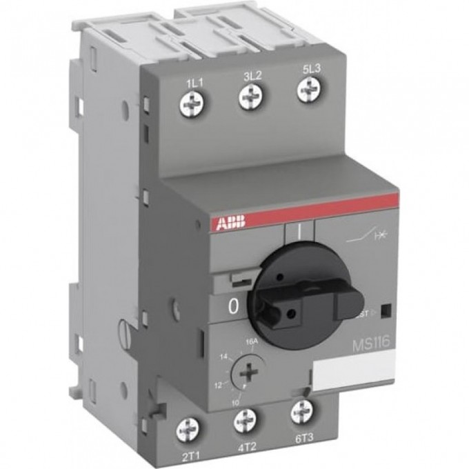 Выключатель автоматический для защиты двигателя ABB 2.5А 50кА MS116-2.5 1SAM250000R1007