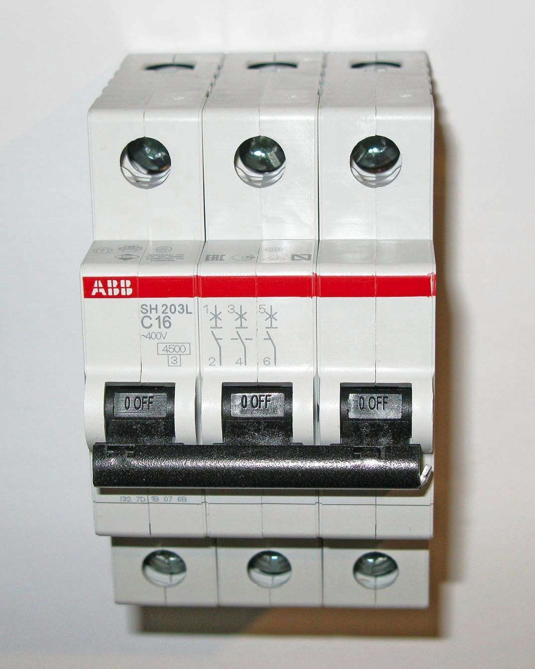 Автоматический выключатель авв 16а. Автомат ABB sh203l 16a. ABB sh203 3p c16 а. Sh203l c16a автоматический выключатель. ABB sh200l.